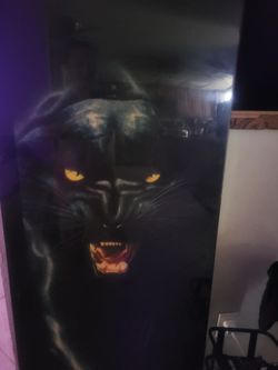 Black Panther Airbrushed Artwork Panel