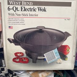 Vintage- West Bend 6-Qt Wok