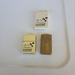 Zippo Lighter And Sears Lighter