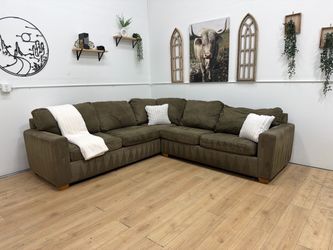 Green Sectional Couch Free Delivery
