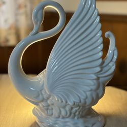 Vintage Maddux of California Ceramic Swan TV Lamp & Planter | Mid-Century Modern