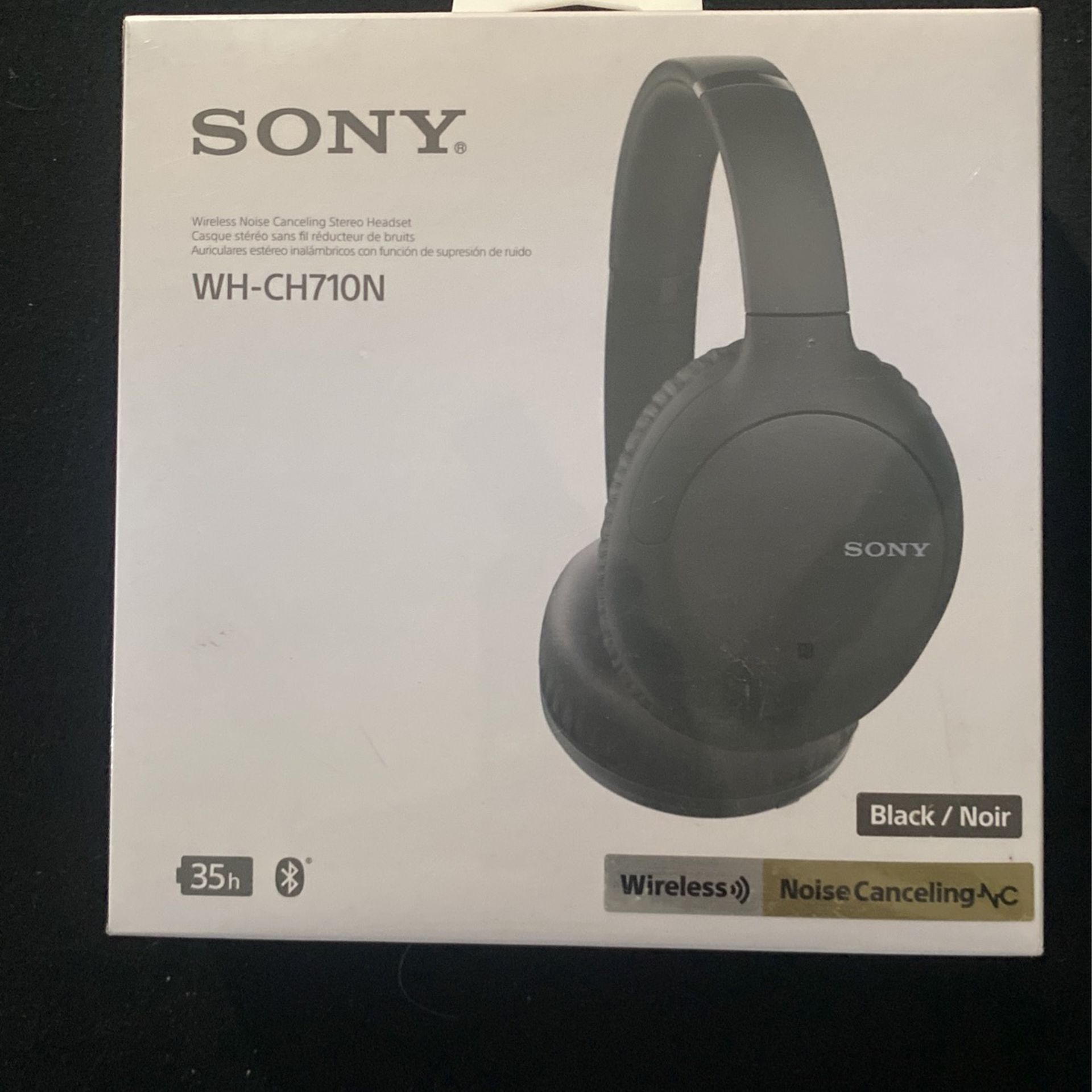 sony Wireless headphones Noise cancellation