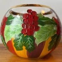 Mackenzie Childs Christmas Votive Candle Holder 2 Batteries, 2 Flameless Candles   Add a touch of holiday cheer to your home with this beautiful Macke