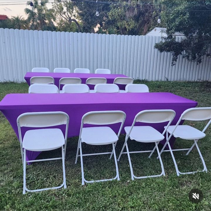 Tables, Chairs, Yard Games 