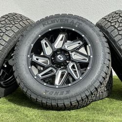 NEW 20” Vision Off Road Wheels Ford F-150 Rims 6x135 Expedition 33” Tires A/T Kenda F150 FX4