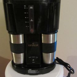 GEVALIA COFFEE FOR TWO COFFEE MAKER | Black Model WS-02A
