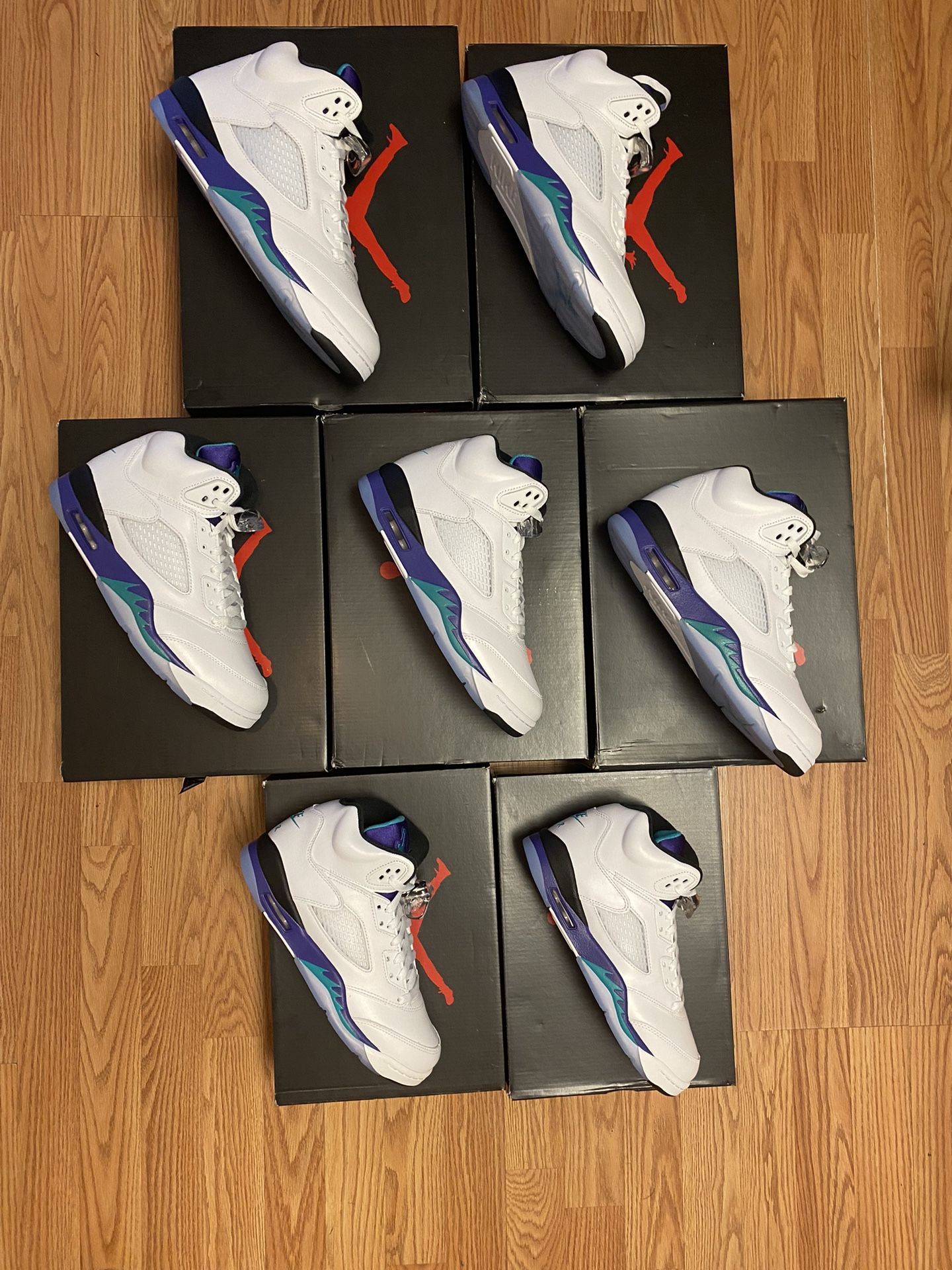 Nike Retro Jordan Grape 5 Sizes Available in description