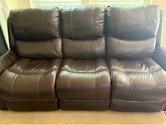 Power Recliner Sofa for Sale ( Leather Seats)