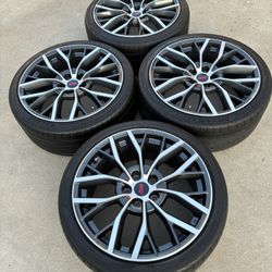 Rims 19  JAPAN wheels 5x114.3 Fits Subaru Wrx Sti For All 4 Rims And Tires $650  
