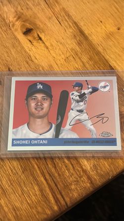 Brand New 2026 Topps Chrome Platinum Shohei Ohtani printed auto
