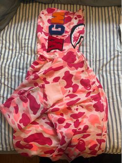 Large Pink Bape Zipup