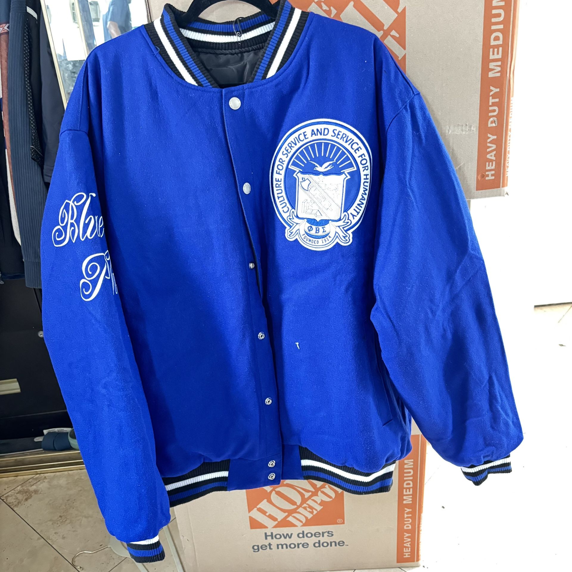 Reversible Phi Beta Sigma Varsity jacket
