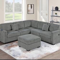 Sectional w/ottoman *Ask For Price*