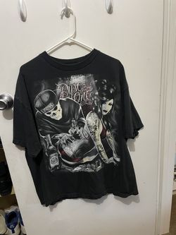 Skeleton Tatt Punk Style Tee