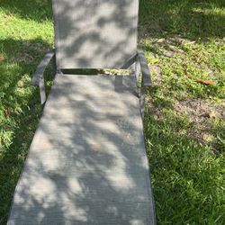 Light Metal Sun Chair, Excellent Condition