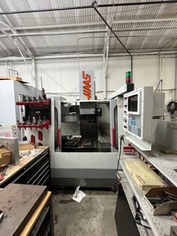 Haas.  Machining center