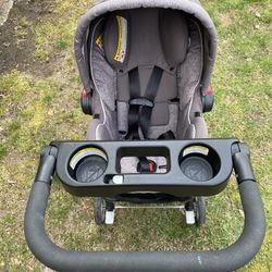 Graco SnugRide Infant Car Seat, Base & Stroller Set