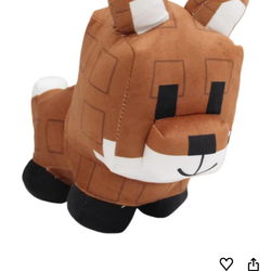 Fox Plush Pillow Grow a Garden Game Pet – 11" Collectible Stuffed Animal – Garden Game Animal Plushie (Fox)