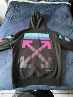 Off-white Gradient Zip Up Sweatshirt