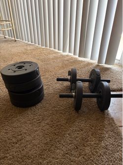 Dumbbell weight set