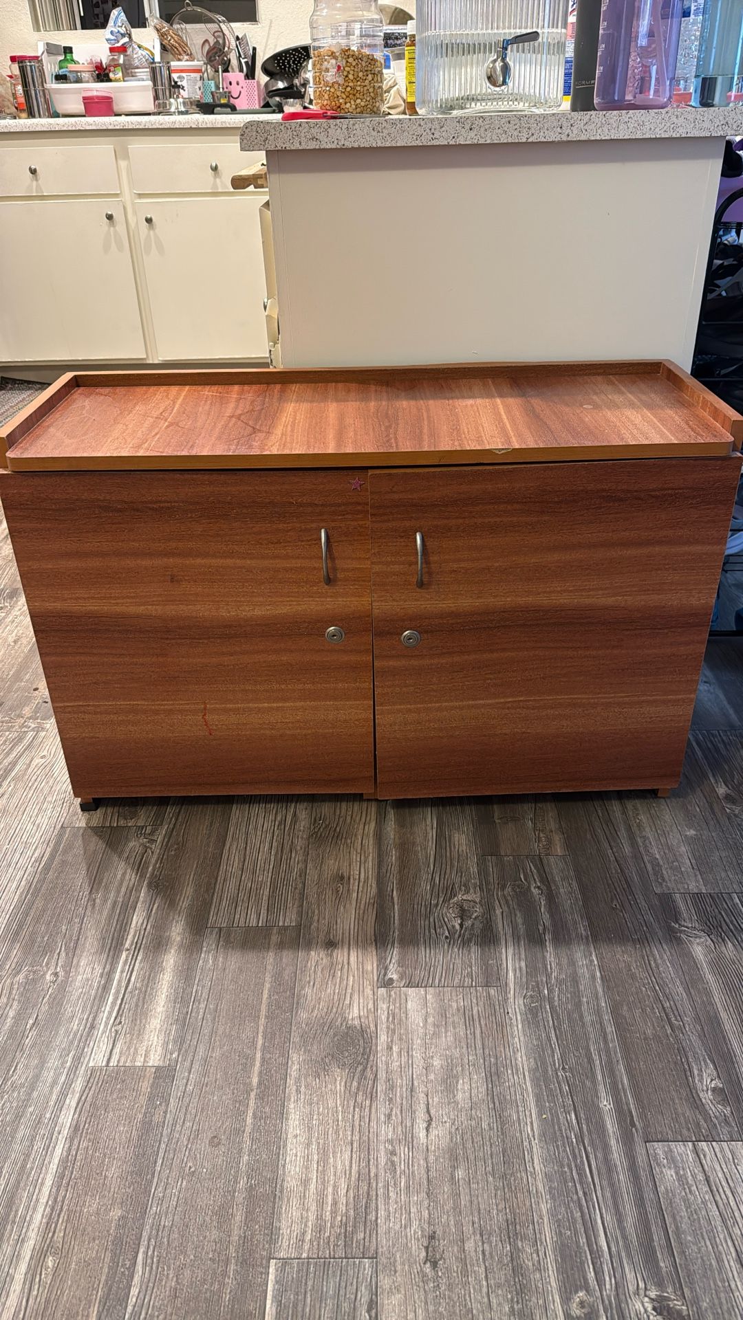 Wooden Storage Rack - $20