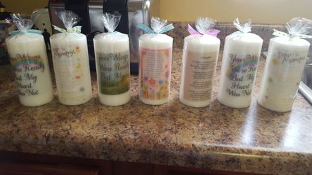 Mother's day or any occasion custom candles