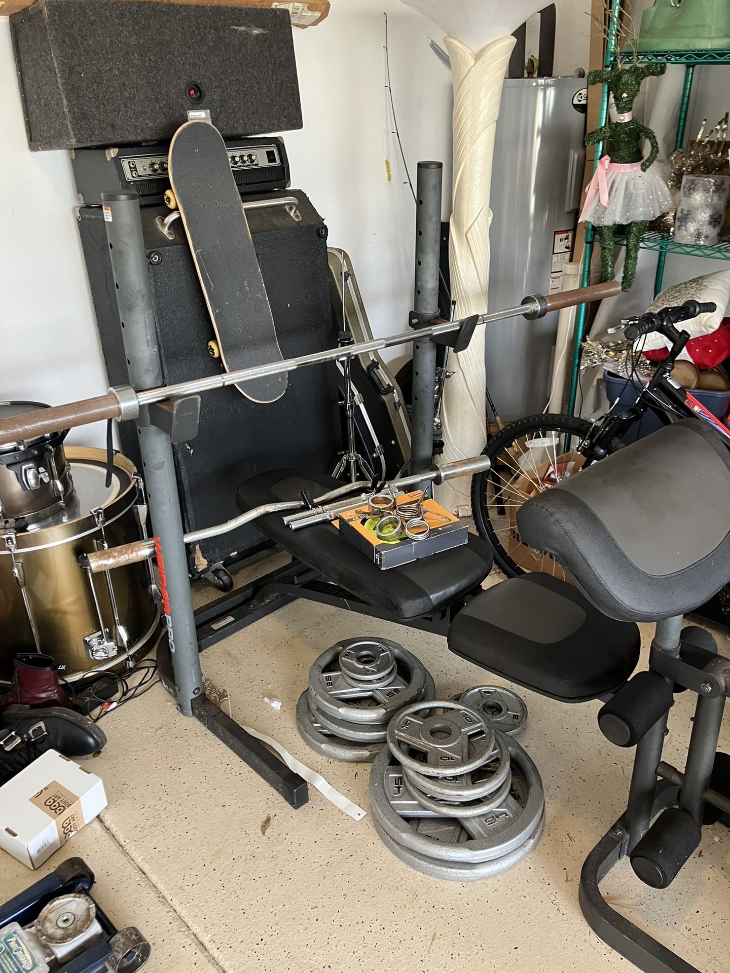 Bench Press And Weights