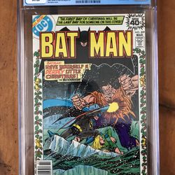 Batman #309 (1979) CGC 9.8 — White pages; Jim Aparo Christmas cover and story 