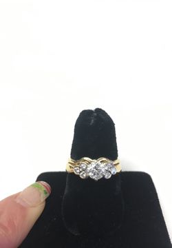14 KT wedding set