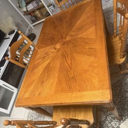 4 Chairs Dining Table 