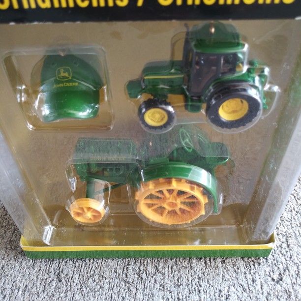 John Deere Licensed Holiday Ornament Set 2008 Set Of 3