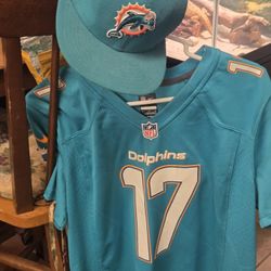 Miami Dolphins Jersey And New Era Hat