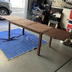 Outdood Wood Patio Table Furniture