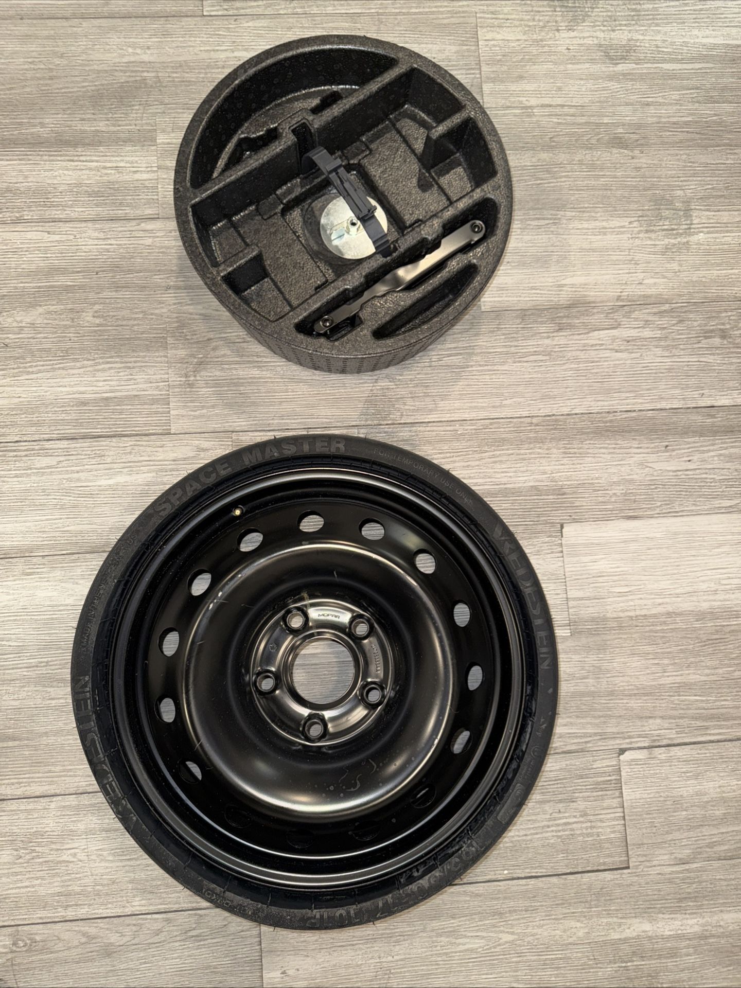 2017-2024 Chrysler Pacifica Spare Wheel/Tire 17x4 Steel Wheel Part #0(contact info removed)AA