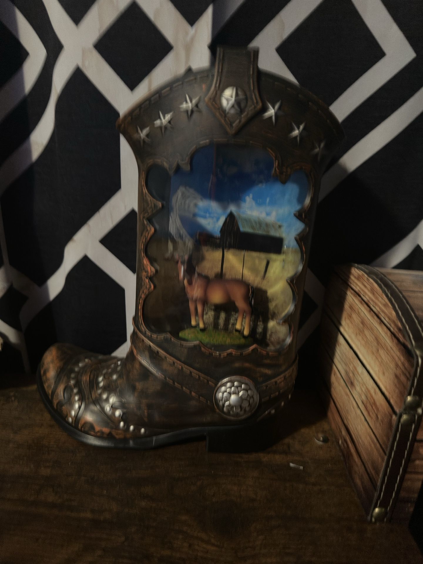 Cracker Barrel Cowboy Boot