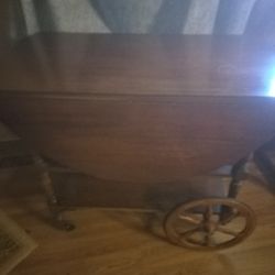 Antique Tea Cart. 