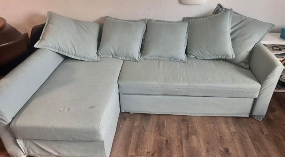IKEA HOLMSUND sofa bed w/ storage. (Free Delivery)🚚