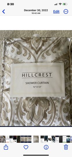 (IF IT’S LISTED, IT’S AVAILABLE.) $10 Hillcrest Shower Curtain.