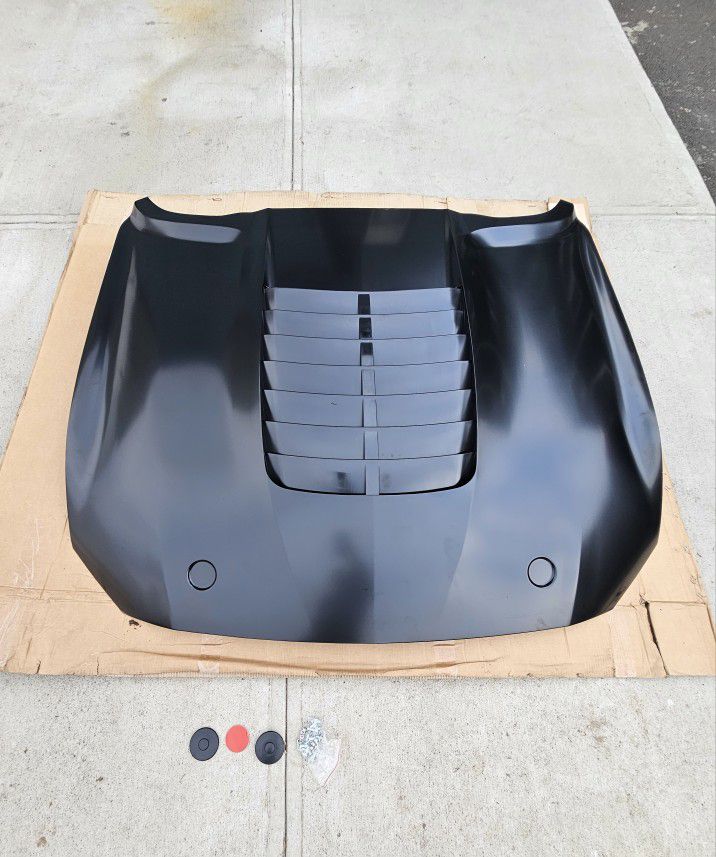 Ford Mustang Aluminum Hood GT 500 Shelby style for 2015-2023