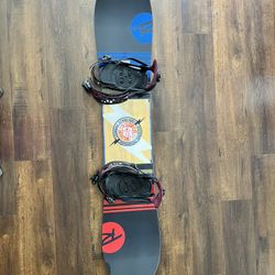 Rossignol women 145cm snowboard with Roxy binder