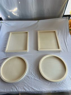 Arts and crafts, wood picture frames