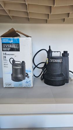 Everbilt 1/6 HP Submersible Utility Pump