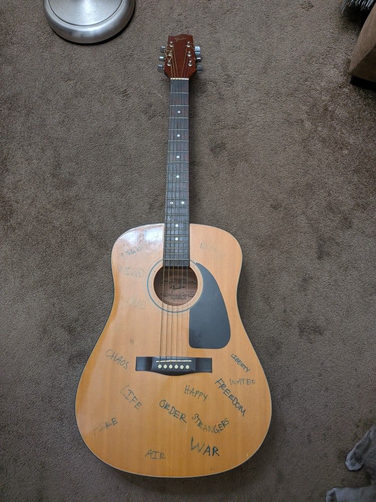 Acoustic Fender Guitar