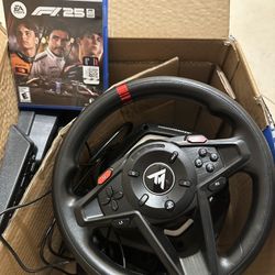 Thrustmaster T128 Wheel And Formula 1 Game (PS5)