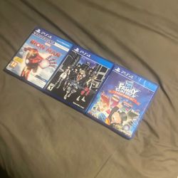 PS4 Games (10$ Each) Prices Negotiable 