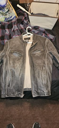 Structure Jacket Leather