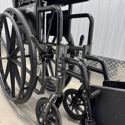 Drive Medical Silver Sport 2 Wheelchair with a steel frame