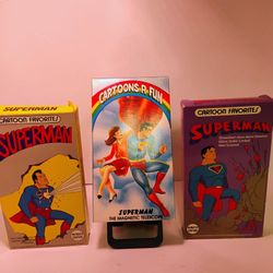 Vintage Superman Cartoons On Vhs