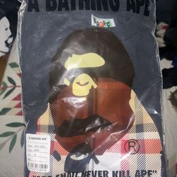 Bape x Burberry t shirt medium size