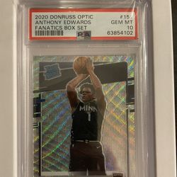 2020 Donruss Optic Ant Edwards PSA 10 RC